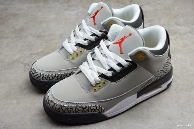 Rep Grey Jordan 3 Cool Retro (2021) CT8532-012 Air 0726